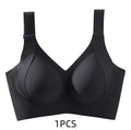 Seamless Push-Up Mesh Patchwork Bralette